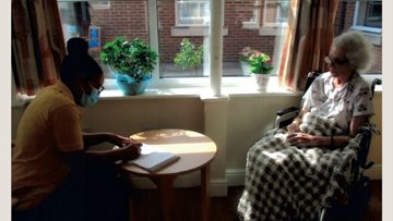 Creative writing at Bakers Court care home